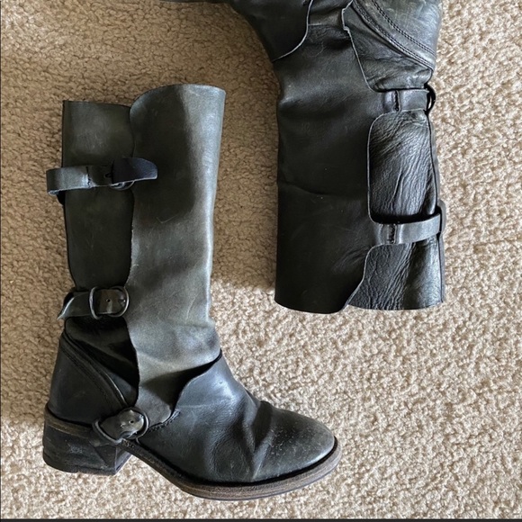 All Saints Shoes - All Saints leather  boots